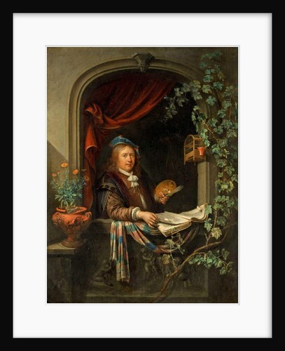 Self Portrait, c.1665 by Gerrit or Gerard Dou