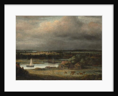 Wide River Landscape, c.1648-49 by Phillips de Koninck