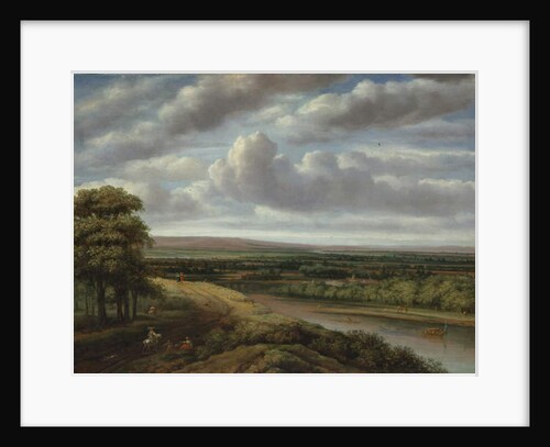 An Extensive Wooded Landscape, 1670s by Phillips de Koninck