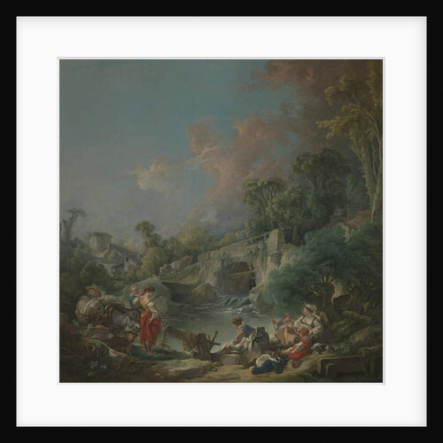 Washerwomen, 1768 by Francois Boucher