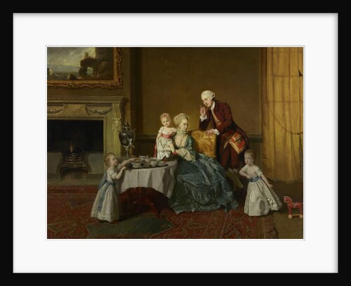 John, Fourteenth Lord Willoughby de Broke, and His Family, c.1766 by Johann Zoffany
