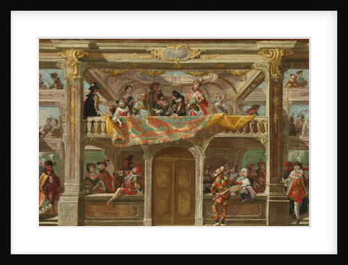 A Masked Ball in Bohemia, c.1748 by Austrian School