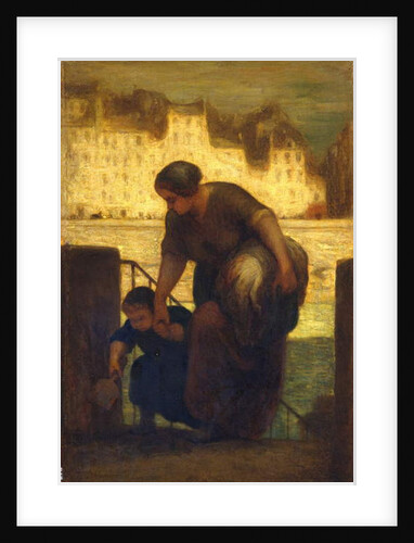 The Laundress, c.1863 by Honore Daumier