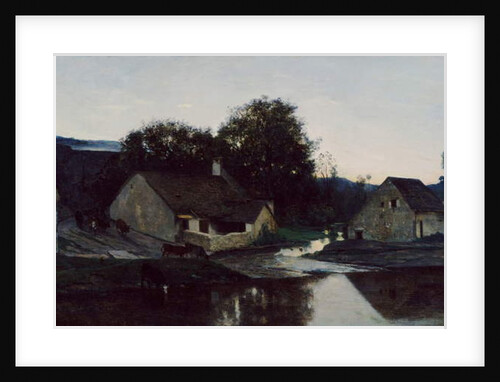 The Hamlet of Optevoz, c.1852 by Charles Francois Daubigny