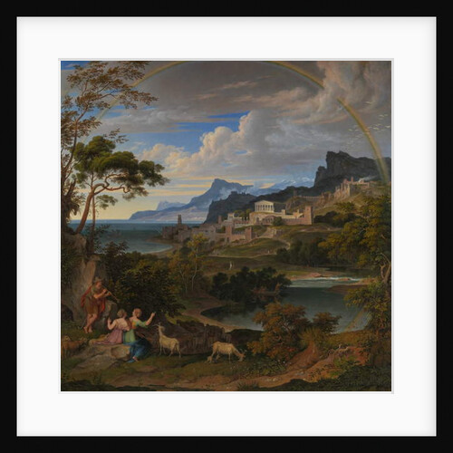 Heroic Landscape with Rainbow, 1824 by Joseph Anton Koch