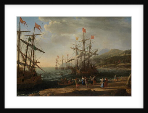 The Trojan Women Setting Fire to Their Fleet, c.1643 by Claude Lorrain (1600-82)