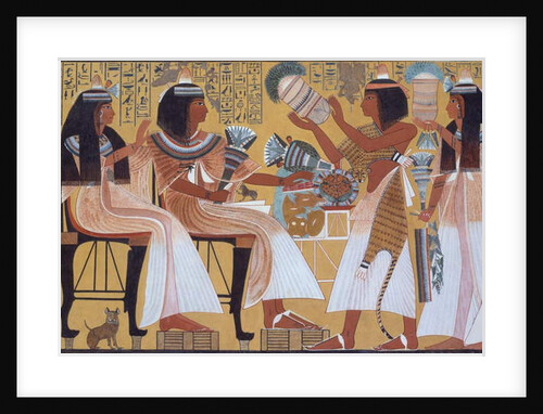 Ipuy and Wife Receive Offerings from Their Children, c.1279–1213 BC by Norman de Garis Davies