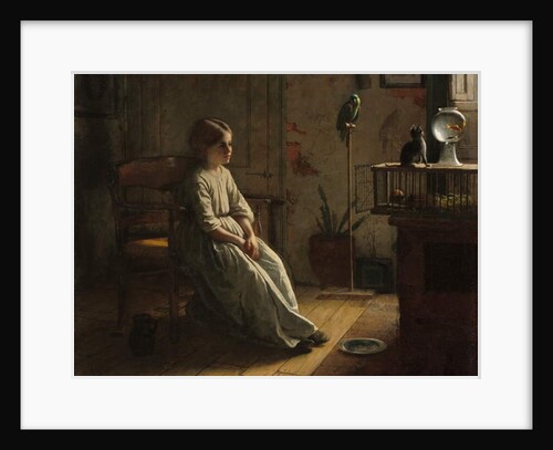 The Pets, 1856 by Eastman Johnson