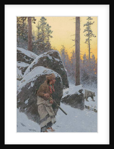 The Indian Bear Hunter, 1911 by Henry Francois Farny
