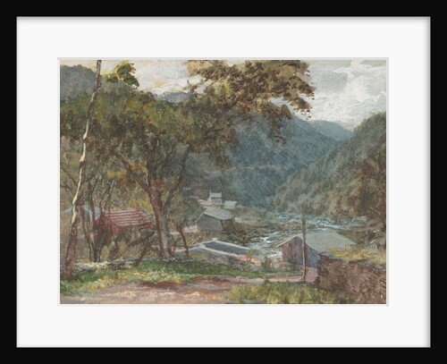 Entrance to Kauterskill Clove by John Frederick (after) Kensett