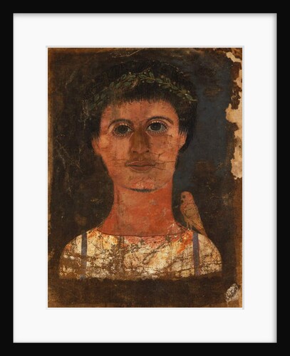 Mummy shroud with painted portrait of a boy, 150-250 AD by Roman Period Egyptian
