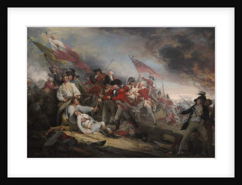 The Battle of Bunker's Hill on June 17th 1775 by John Trumbull