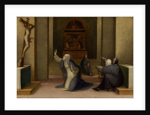 Saint Catherine of Siena Receiving the Stigmata, c.1513-15 by Domenico Beccafumi