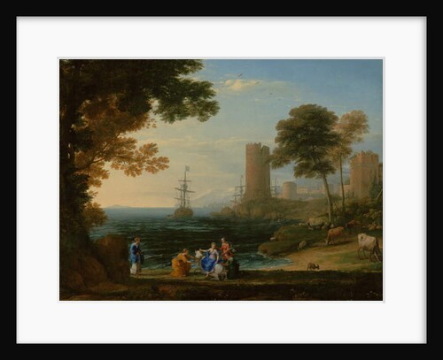 Coast View with the Abduction of Europa, c.1645 by Claude Lorrain