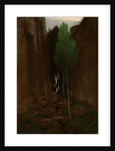 Spring in a Narrow Gorge, 1881 by Arnold Bocklin