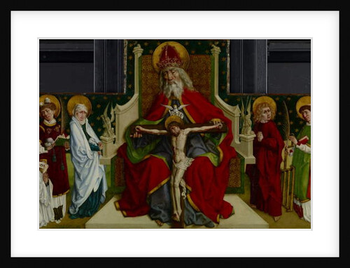 The Trinity with the Virgin, Saints John the Evangelist, Stephen and Lawrence and a Donor, 1479 by Peter Hemmel