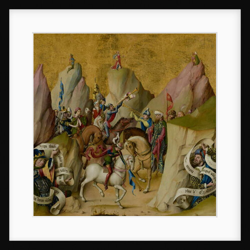 The Meeting of the Three Kings, with David and Isaiah, c.1475 by Master of St. Bartholemew