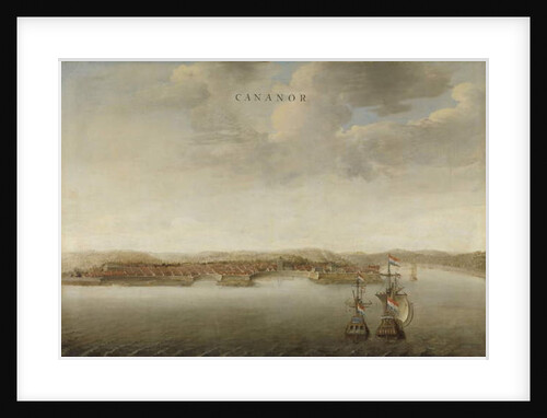 View of Cannanore on the Malabar Coast in India, c.1662-3 by Johannes Vinckeboons