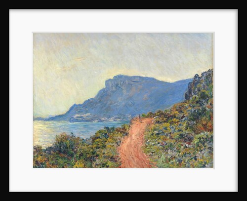 La Corniche near Monaco, 1884 by Claude Monet