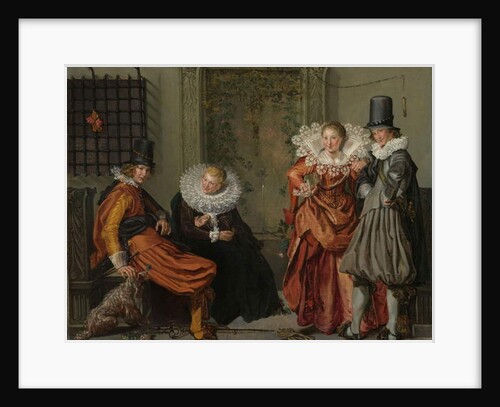 Elegant Couples Courting, c. 1616-20 by Willem Pietersz Buytewech