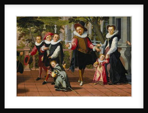 Rich Children, Poor Parents, 1599 by Aert Pietersz.