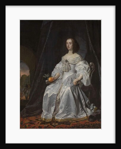Mary Stuart, Princess of Orange, as Widow of William II, 1652 by Bartolomeus van der Helst