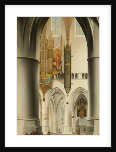 Interior of the Church of St Bavo in Haarlem, 1636 by Pieter Jansz Saenredam