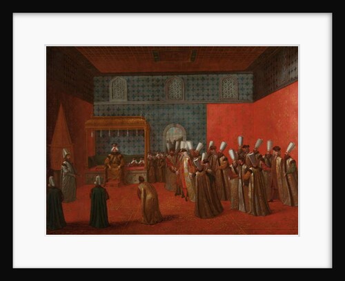 Ambassador Cornelis Calkoen at his Audience with Sultan Ahmed III, c.1727-30 by Jean Baptiste Vanmour