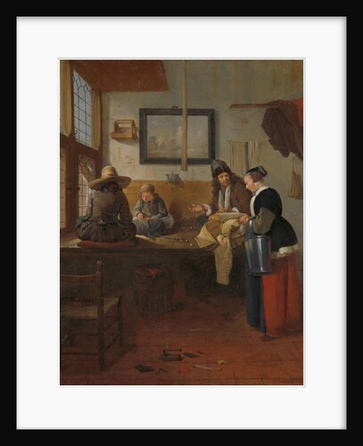 The Tailor’s Workshop, 1661 by Quiringh Gerritsz. van Brekelenkam