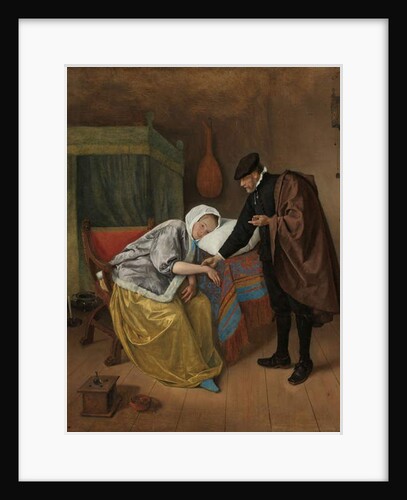 The Sick Woman, c. 1663-66 by Jan Havicksz. Steen