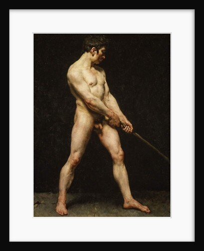 Study of a nude man, c.1810-20 by French School