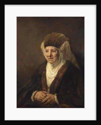 Portrait of an Old Woman, 1655 by Rembrandt Harmensz. van Rijn