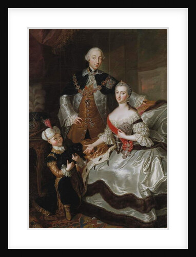 Peter III and Catherine II of Russia with a page c.1756 by Anna Rosina Lisiewska