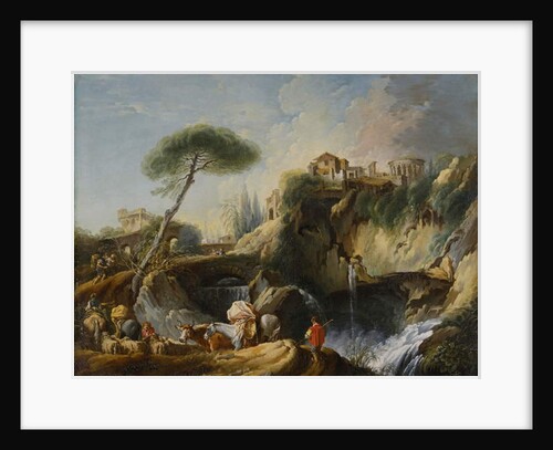 View of Tivoli with the Temple of Vesta, c.1749 by Francois Boucher