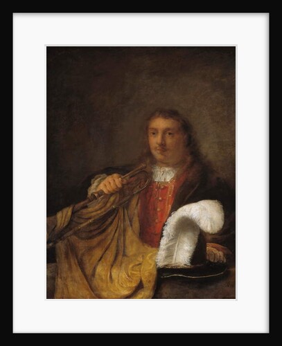 Trumpeter by Rembrandt Harmensz. van Rijn (style of)