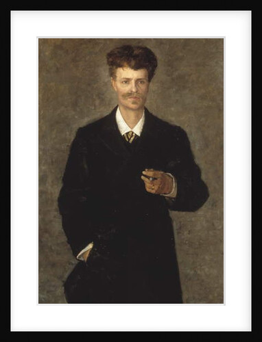 August Strindberg, 1885 by Sofie Holten