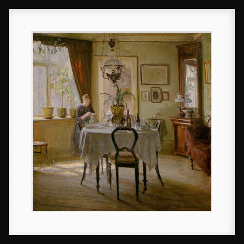 Sunlight in the Dining-room, 1889 by Viggo Johansen