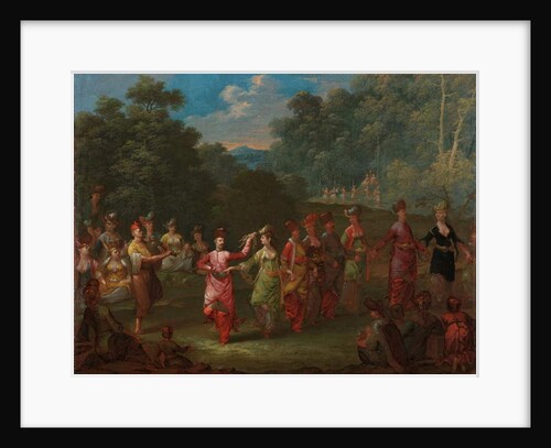Greek Men and Women Dancing the Khorra, c.1720-37 by Jean Baptiste Vanmour
