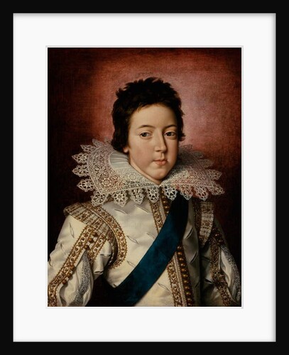 Portrait of Louis XIII, King of France, as a boy, c.1616 by Frans II Pourbus