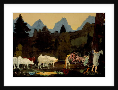 Pastoral Dells and Peaks, c.1908-11 by Arthur Bowen Davies