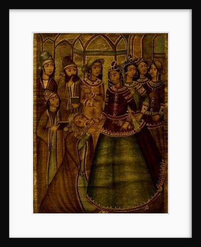 Shaykh Sanan and the Christian Maiden by School Qajar