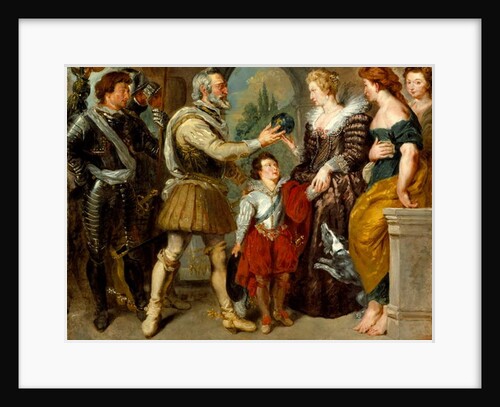 Henri IV of France conferring the Regency upon Marie de'Medici, c.1830-4 by Ferdinand Victor Eugene Delacroix