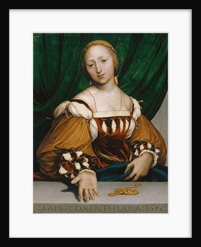 Laïs of Corinth, 1526 by Hans Holbein the Younger