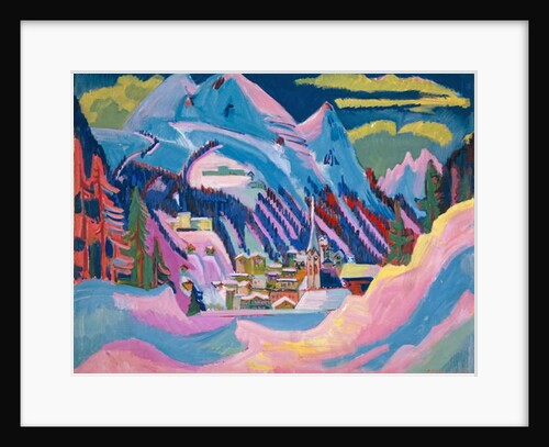 Davos in Winter, 1923 by Ernst Ludwig Kirchner