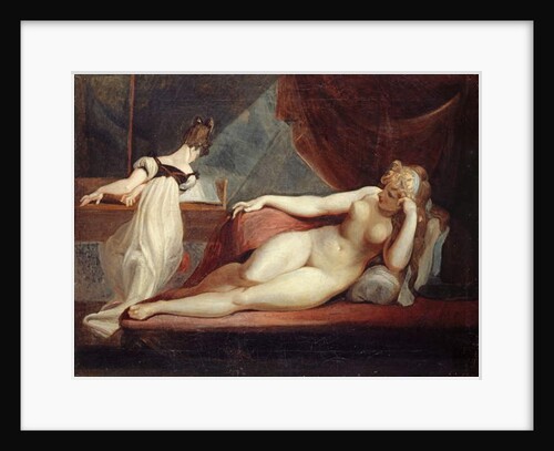 Reclining Nude and Woman at the Piano, 1799-1800 by Henry Fuseli