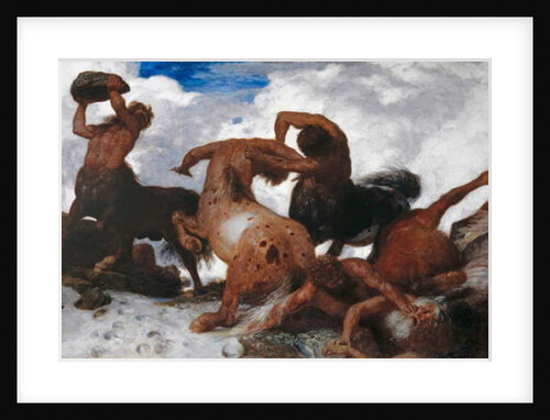 Battle of the Centaurs, 1872-73 by Arnold Bocklin