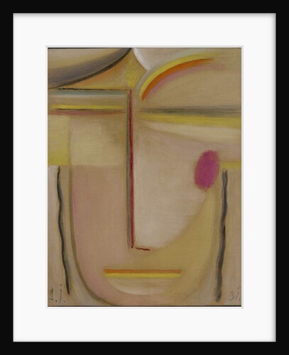 Abstract Head: Gold and Pink, 1931 by Alexej von Jawlensky