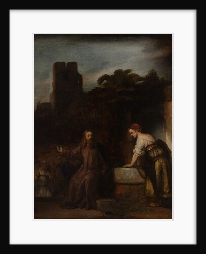 Christ and the Woman of Samaria, c.1655 by Rembrandt Harmensz. van Rijn