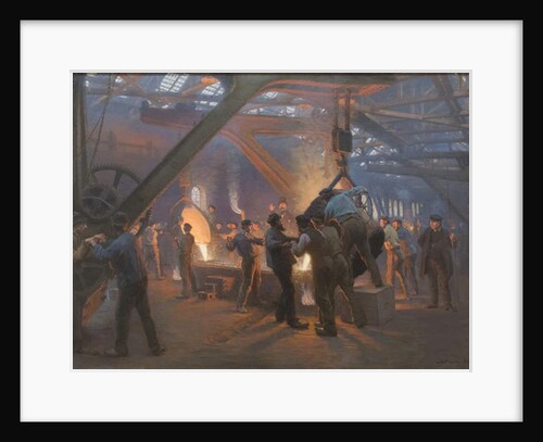 Burmeister and Wain Iron Foundry, 1885 by Peder Severin Kroyer