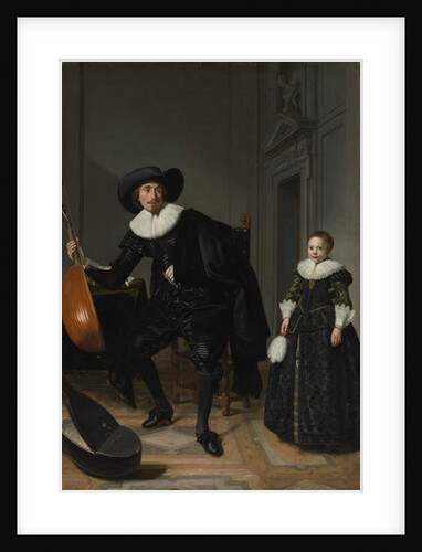 A Musician and his Daughter, 1629 by Thomas de Keyser